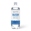 Amazon Grocery, Seltzer Sparkling Water, 33.8 Fl Oz (Previously Happy Belly, Packaging May Vary)