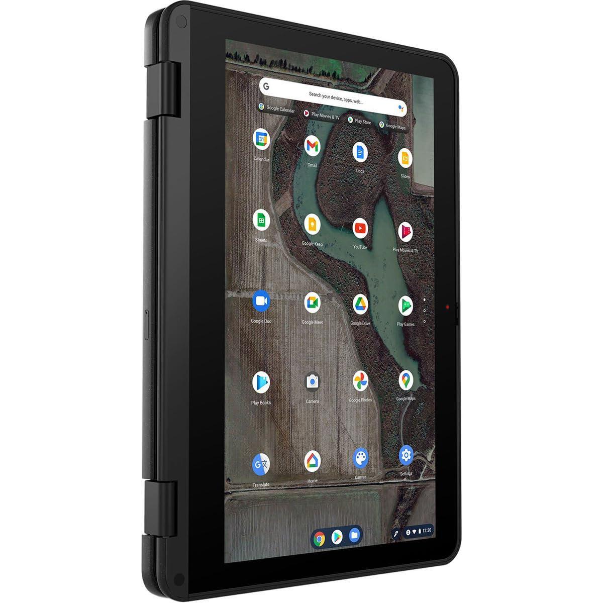 Lenovo 500e Chromebook Gen 3 82JB003XUS 11.6" Touchscreen Convertible 2 in 1 Chromebook - HD - 1366 x 768 - Intel Celeron N4500 Dual-core (2 Core) 1.10 GHz - 4 GB Total RAM - 4 GB On-Board Memory -