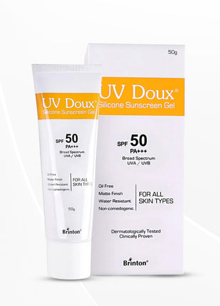 Brinton UV Doux Face & Body Sunscreen gel with SPF 50 PA+++ 50g