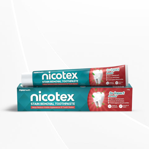 Cipla Nicotex Stain Removal Toothpaste 100G