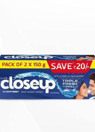 Closeup Cool Breeze Toothpaste| Instant Freshness | 300g