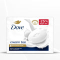 Dove Cream Beauty Bar - Soft, Smooth, Moisturised Skin, 125 g pack of 3