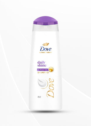 Dove Daily Shine Shampoo - For Dull And Frizzy Hair, Makes Hair Soft, Shiny And Smooth, 180 ml