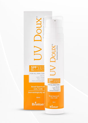 Brinton UvDoux Sunscreen Lotion with SPF 30 in Oil Free Formula - 50 ML