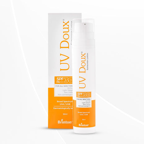 Brinton UvDoux Sunscreen Lotion with SPF 30 in Oil Free Formula - 50 ML