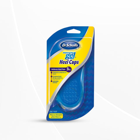Dr. Scholl's Massaging Gel HEEL CUPS, Absorb Shock All Day & Relieve Heel Pain
