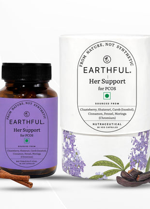 Earthful PCOS Balance Capsules | 100% Plant Based | 30 Capsules