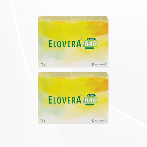 Elovera plus Bar Moisturising Soap, 75 g Pack of 2