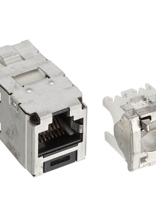 Panduit CJS5E88TGY Category-5E 8-Wire TG-Style Shielded Jack Module, Black