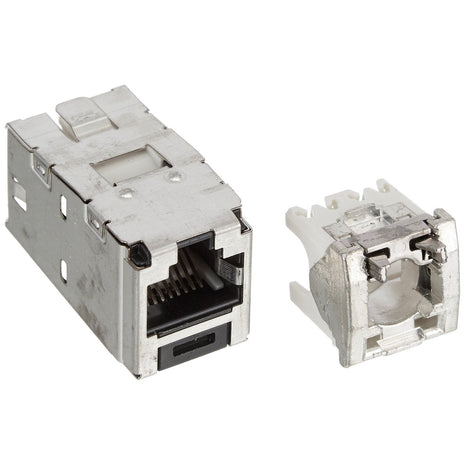 Panduit CJS5E88TGY Category-5E 8-Wire TG-Style Shielded Jack Module, Black