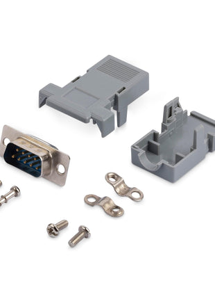 StarTech.com Assembled DB9 Male Solder D-SUB Connector with Plastic Backshell (C9PSM)