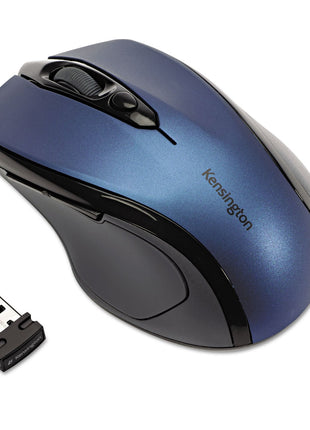 Kensington Pro Fit Mid-Size Wireless Mouse, Sapphire Blue (K72421AM)