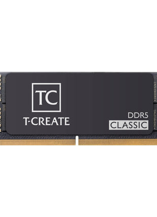 TEAMGROUP T-Create Classic DDR5 SODIMM 16GB 5600MHz(PC5-44800) CL46 Laptop Memory Module Ram - CTCCD516G5600HC46-S01