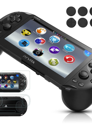 Hand Grip Handle Joypad Protective Case with L2 R2 Trigger Button Grip Shell Controller Protective Case for Sony PlayStation PS Vita 2000 PSV 2000 PS Vita Slim.