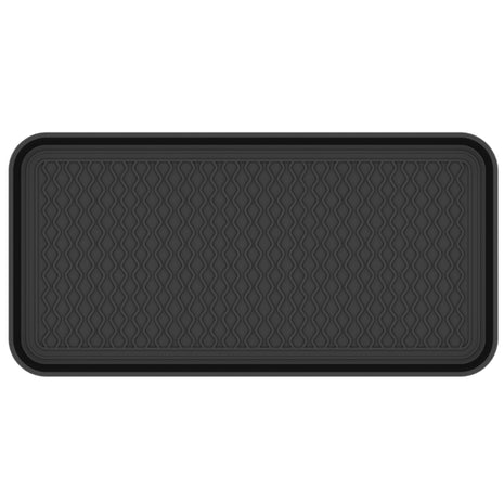 Ottomanson 15 inch x 30 inch Multi-Purpose Boot Tray – Waterproof Shoe & Pet Feeding Spill Tray, Litter Box & Pee Pad Holder, Painting & Planting Mat, 1.2 inch Raised Edge Floor Protection