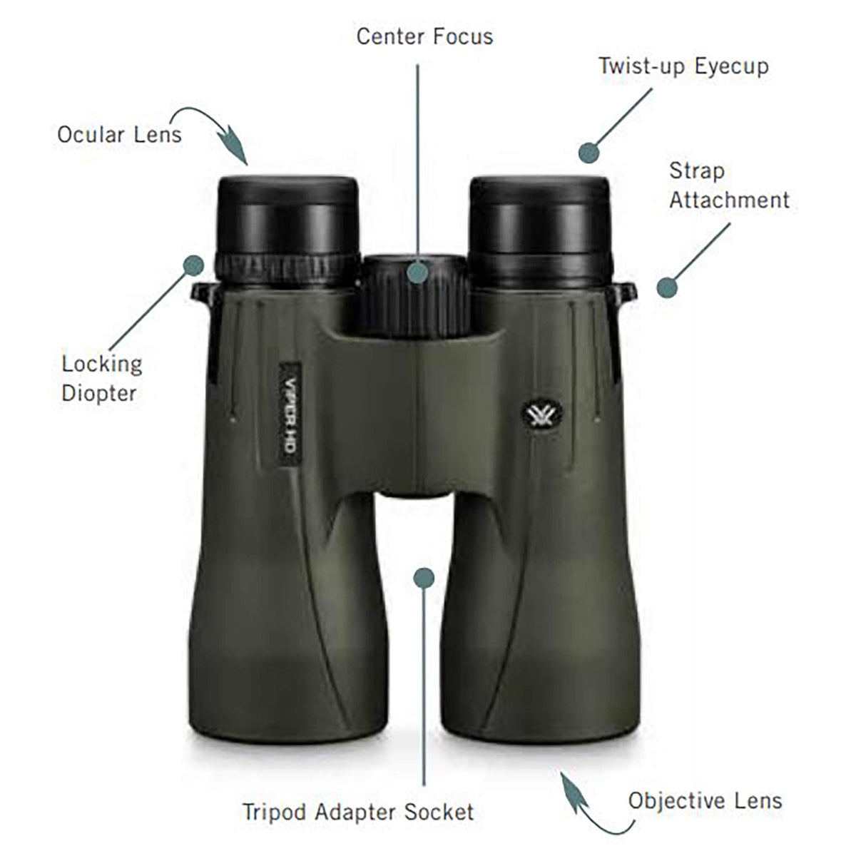 Vortex Optics Viper HD Roof Prism Binoculars 8x42