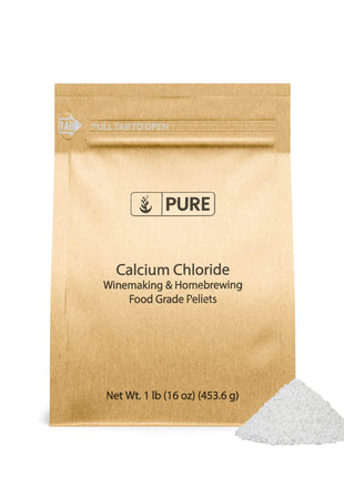 Pure Original Ingredients Calcium Chloride (1 lb) Food Safe, For Wine Making, Home Brew, & Cheese Making