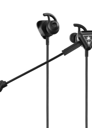 Turtle Beach Battle Buds In-Ear Gaming Headset - Mobile & PC with 3.5mm, Xbox Series X, Xbox Series S, Xbox One, PS5, PS4, PlayStation – Lightweight, In-Line Controls, Black