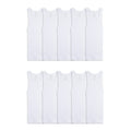 Fruit Of The Loom Boys Eversoft Cotton Undershirts, T Shirts & Tank Tops Underwear, Tank - Toddler - 10 Pack - White, 4-5T US