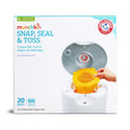 MunchkinÂ® Arm & Hammer Diaper Pail Snap, Seal & Tossâ„¢ Refill Bags, Holds up to 600 Newborn Diapers, 20 Pack