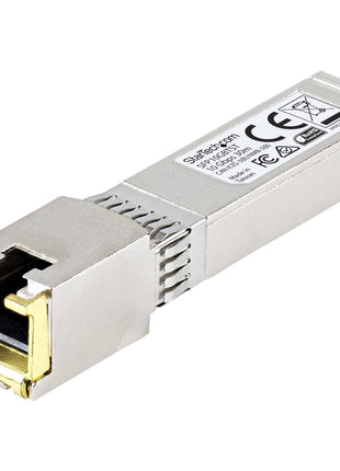 StarTech.com MSA Uncoded Compatible SFP+ Module - 10GBASE-T - SFP to RJ45 Cat6/Cat5e - 10GE Gigabit Ethernet SFP+ - RJ-45 30m -(SFP10GBTST)