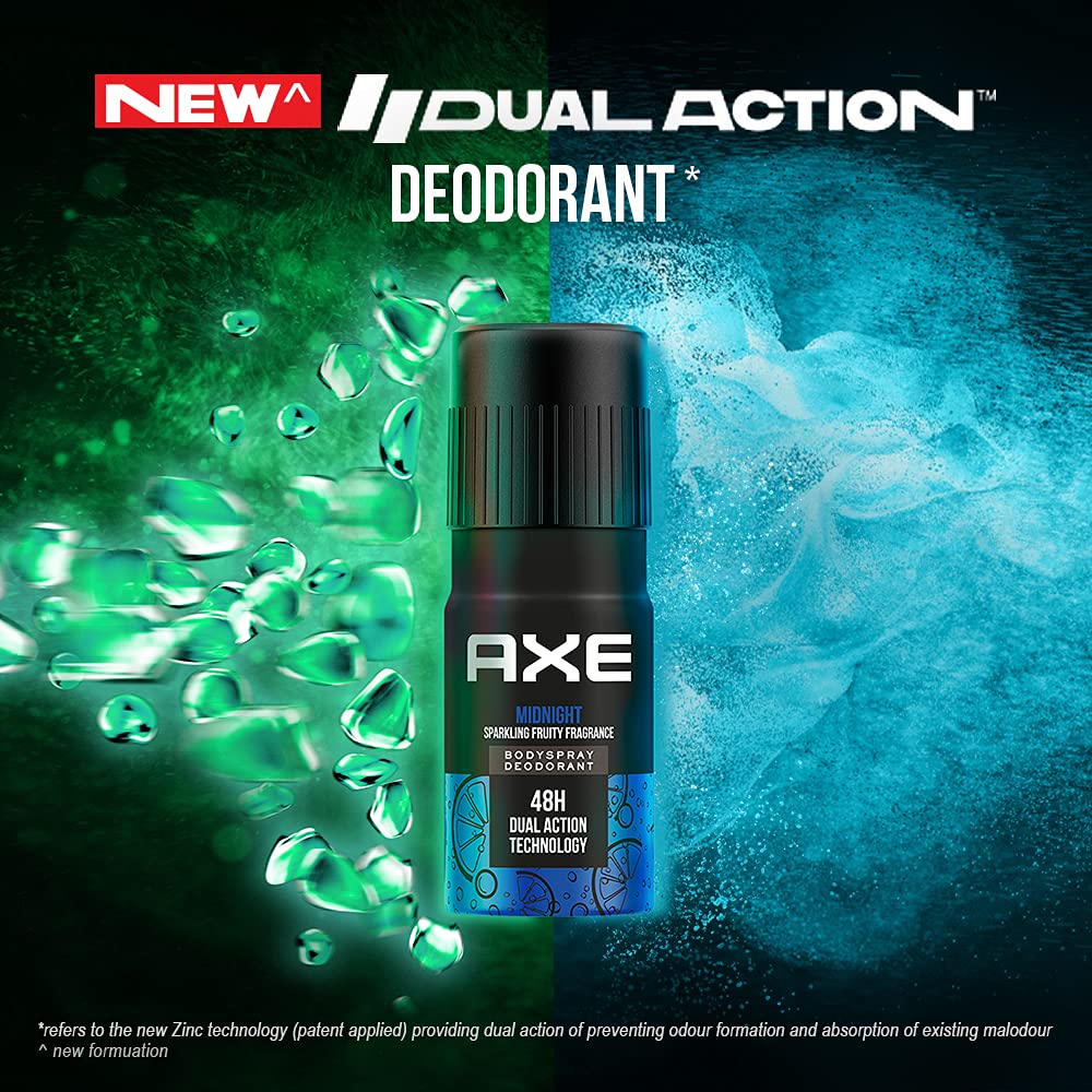 Axe Recharge Midnight Long Lasting Deodorant Bodyspray for Men 150 ml