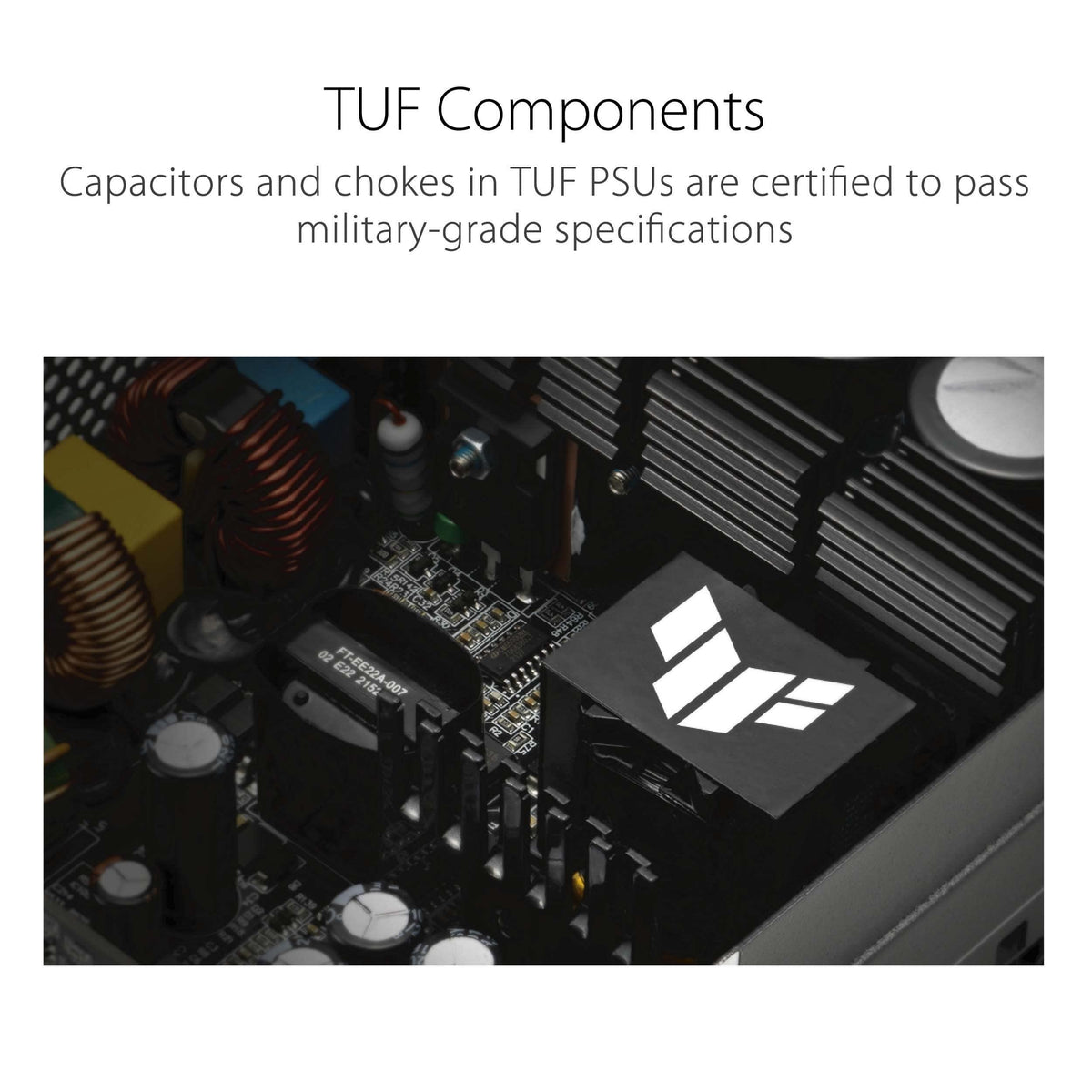 ASUS TUF Gaming 1200W Gold (1200 Watt, ATX 3.0 Compatible Fully Modular Power Supply, 80+ Gold Certified, Military-Grade Components, Dual Ball Bearing, Axial-tech Fan, PCB Coating, 10 Year Warranty)