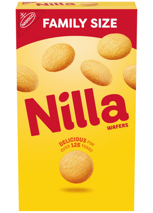 NILLA Wafers Cookies, Vanilla Wafers, Family Size, 15 oz