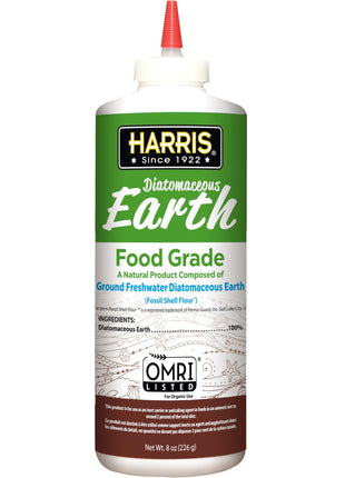 HARRIS Diatomaceous Earth Food Grade, Half Pound with Easy Application Puffer Tip