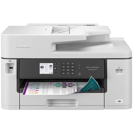 Brother MFC-J5340DW Professional Wireless Color Inkjet All-in-One Printer, 11 inch x 17 inch Ledger Printing, Fast 28ppm, Duplex, 250-Sheet Tray, Mobile & Cloud Ready, Works with Alexa