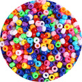 1000+ pcs Pony Beads, Multi-Colored Bracelet Beads for Hair Braids, Plastic Bead for Crafts (Medium Pack, Classic)…