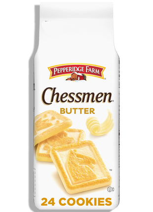 Pepperidge Farm Chessmen Butter Cookies, 7.25 oz. Bag (Packaging may vary)