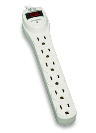 Tripp Lite Protect It! TLP602 Surge Protector 6-Outlet Home Computer 180 Joules