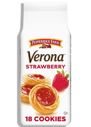 Pepperidge Farm Verona Strawberry Thumbprint Cookies, 6.75 Oz