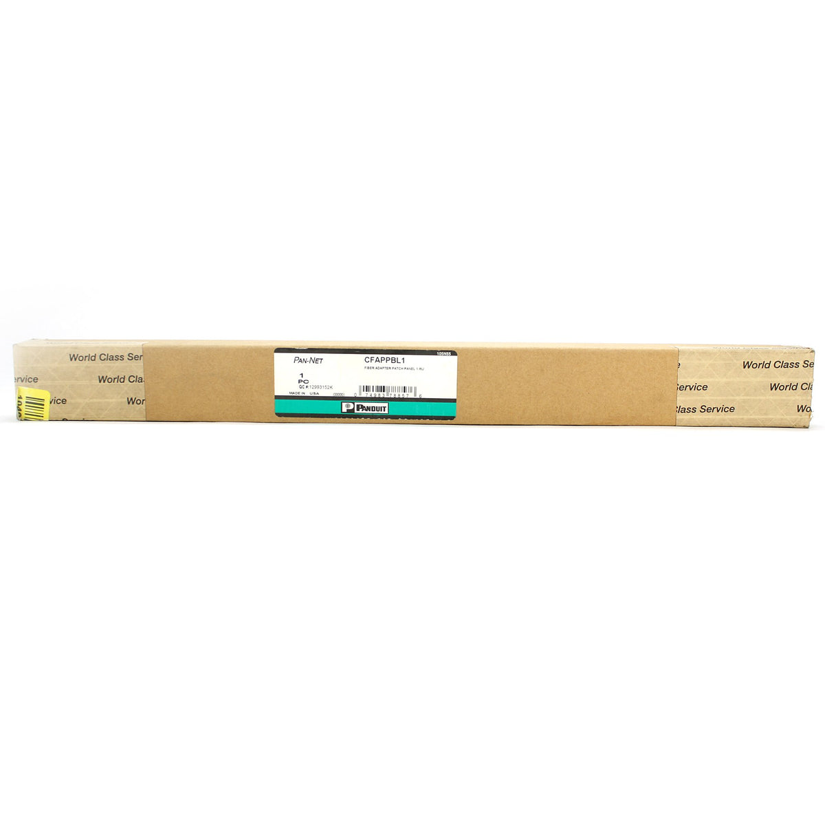 Panduit CFAPPBL1 24-Port Flat Multi-Mode Fiber Patch Panel, Black