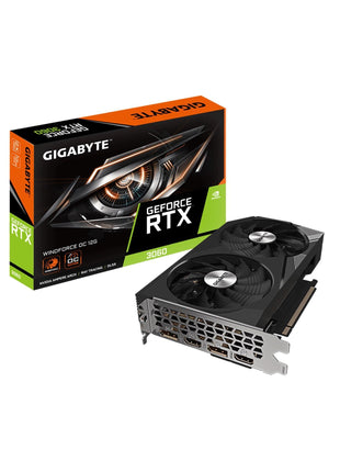 GIGABYTE GeForce RTX 3060 WINDFORCE OC 12G (rev. 2.0) Graphics Card, 2X WINDFORCE Fans, 12GB 192-bit GDDR6, GV-N3060WF2OC-12GD Rev2.0 Video Card