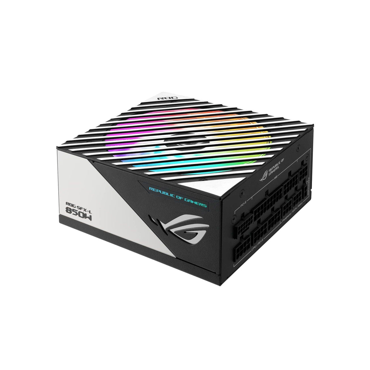 ASUS ROG Loki SFX-L 850W Platinum (Fully Modular Power Supply, 80+ Platinum, Lambda A Certified, 120mm PWM ARGB Fan, Aura Sync, ATX 3.0 Compatible, PCIe 5.0 Ready, 10 Year Warranty)