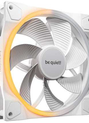 be quiet! Light Wings 140mm PWM Quiet PC Case Fan | Reverse Blade | White | BL135