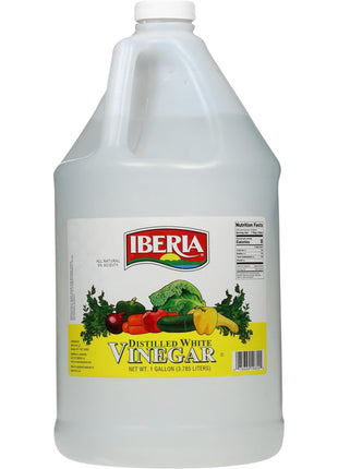 Iberia All Natural Distilled White Vinegar, 1 Gallon - 5% Acidity