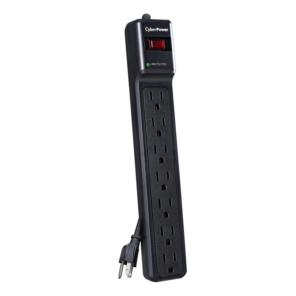 CyberPower CSB706 Essential Surge Protector, 1500J/125V, 7 Outlets, 6ft Power Cord