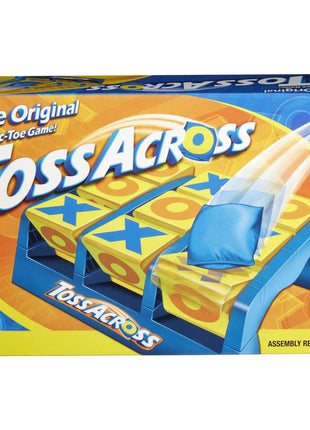 Mattel Games Toss Across Indoor Outdoor Game for Ages 5+, 2-4 Players | Get 3-in-a-Row Bean Bag Throwing Tic-Tac-Toe Game, Active Play for Family Nights & Camping