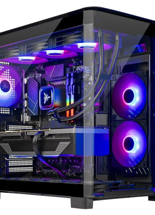 Skytech Gaming King 95 Gaming PC, AMD Ryzen 7 9800X3D 4.7GHz, NVIDIA RTX 5080 16GB VRAM, 2TB Gen4 NVMe SSD, 32GB DDR5 RAM 6000, 850W Gold ATX 3 PSU, 360 ARGB AIO, WI-FI 5, Windows 11, Desktop