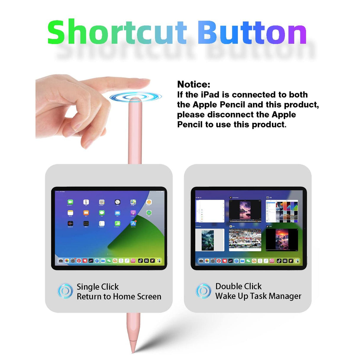 Gnanlen Pencil 2nd Generation with Magnetic Wireless Charging, Same as Pencil 2nd Generation