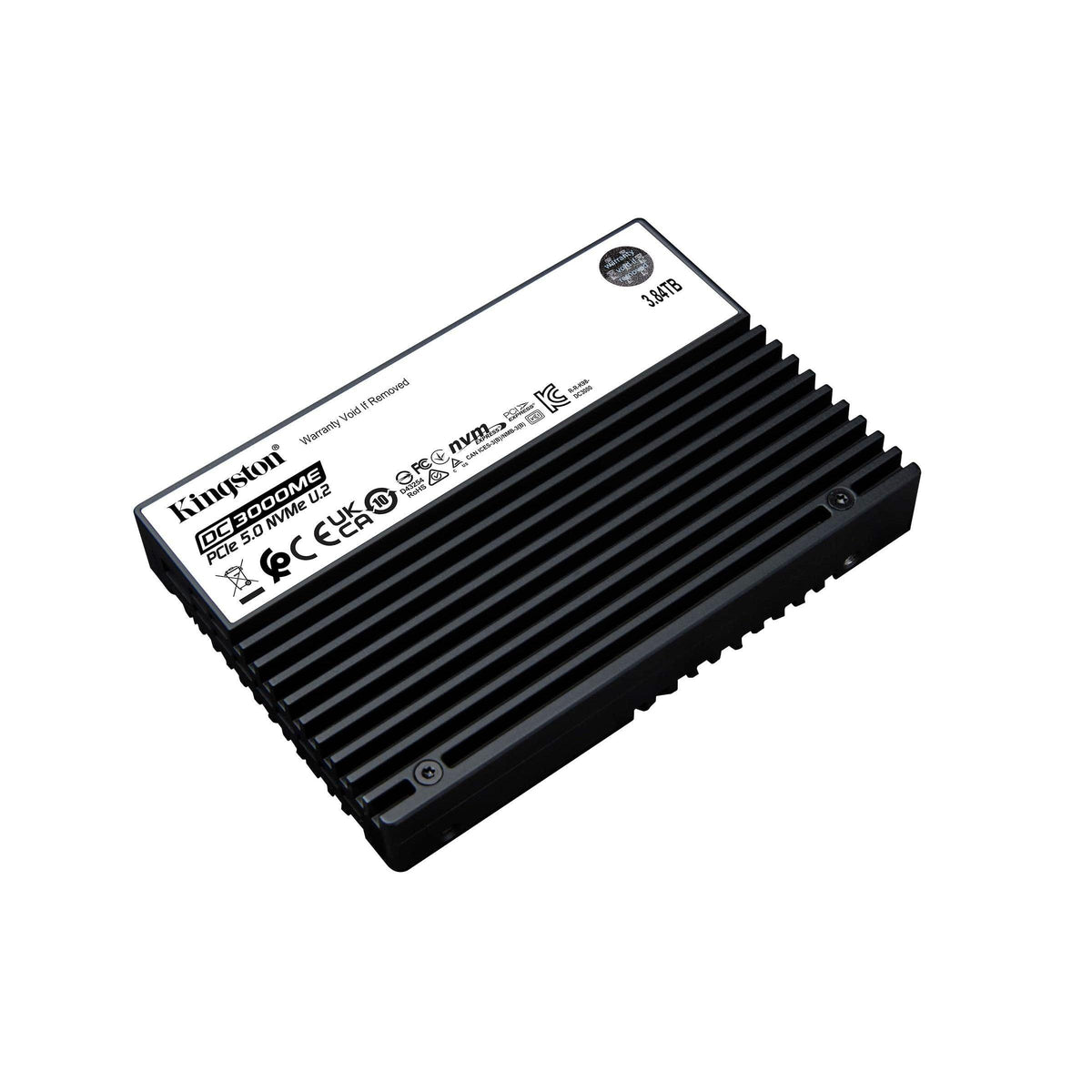 Kingston 3.84TB DC3000ME U.2 PCIe 5.0 NVMe TCG Opal Enterprise Gen5 SSD-SEDC3000ME/3T8