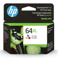 HP 64XL Tri-color High-yield Ink Cartridge for HP Printers | Works with Printer Series: ENVY Inspire 7950e; ENVY Photo 6200, 7100, 7800; Tango | Eligible for Instant Ink | N9J91AN