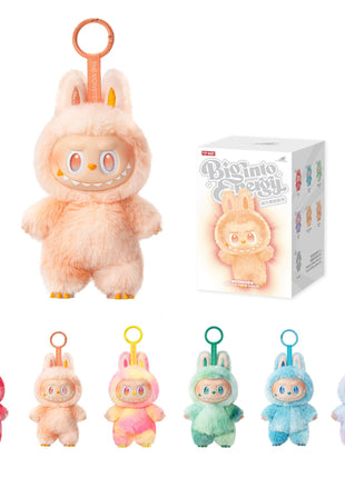 POP MART THE Monsters LABUBU Big into Energy Vinyl Plush Pendant Blind Box | LABUBU Doll, Blind Box Figures, Plush Keychain, Bag Charms, Random Design Collectible Tie Dye Toys, Single Box