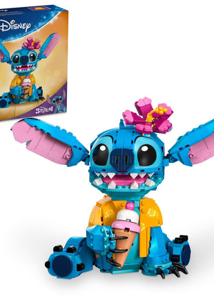 LEGO Disney Stitch Toy Building Kit, Disney Toy for 9 Year Old Kids, Buildable Figure with Ice Cream Cone, Fun Gift for Girls, Boys and Lovers of The Hit Movie Lilo and Stitch, 43249