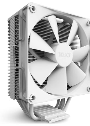 NZXT T120 CPU Air Cooler - RC-TN120-W1 - Conductive Copper Pipes - Fluid Dynamic Bearings - AMD and Intel Compatibility - White