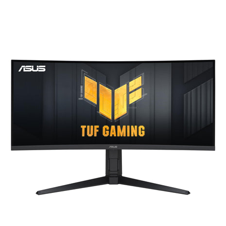 ASUS VG34VQL1B TUF 34 Inch Curved Gaming Monitor - WQHD (3440x1440), 165Hz, 1ms, Extreme Low Motion Blur, FreeSync Premium, Eye Care, Height Adjustable, DisplayHDR 400, DisplayPort, HDMI, USB