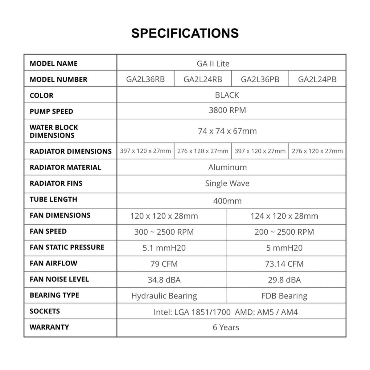 Lian Li Galahad II Lite Liquid Cooler 240mm Performance PBT Fans–AIO CPU Water Cooling, Customizable Pump ARGB Pump Block, Switchable Lid & 28mm PBT Fan for LGA 1700/1851/AM5/4 (GA2L24PB)